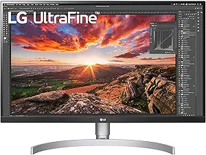 LG 27UN850-W 27" 4K IPS 144Hz Monitor (Renewed)