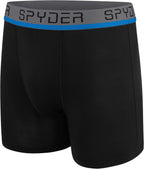 Spyder Poly Spandex Mens Performance Boxer Briefs 4-Pack