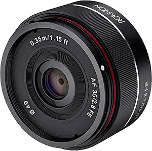 Rokinon CRTROIO35AFE 35mm f/2.8 FE Lens - Sony E Mount Renewed