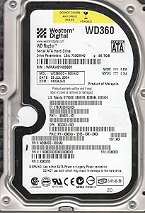Western Digital WD360GD-50GHA2 36.7GB SATA Hard Drive