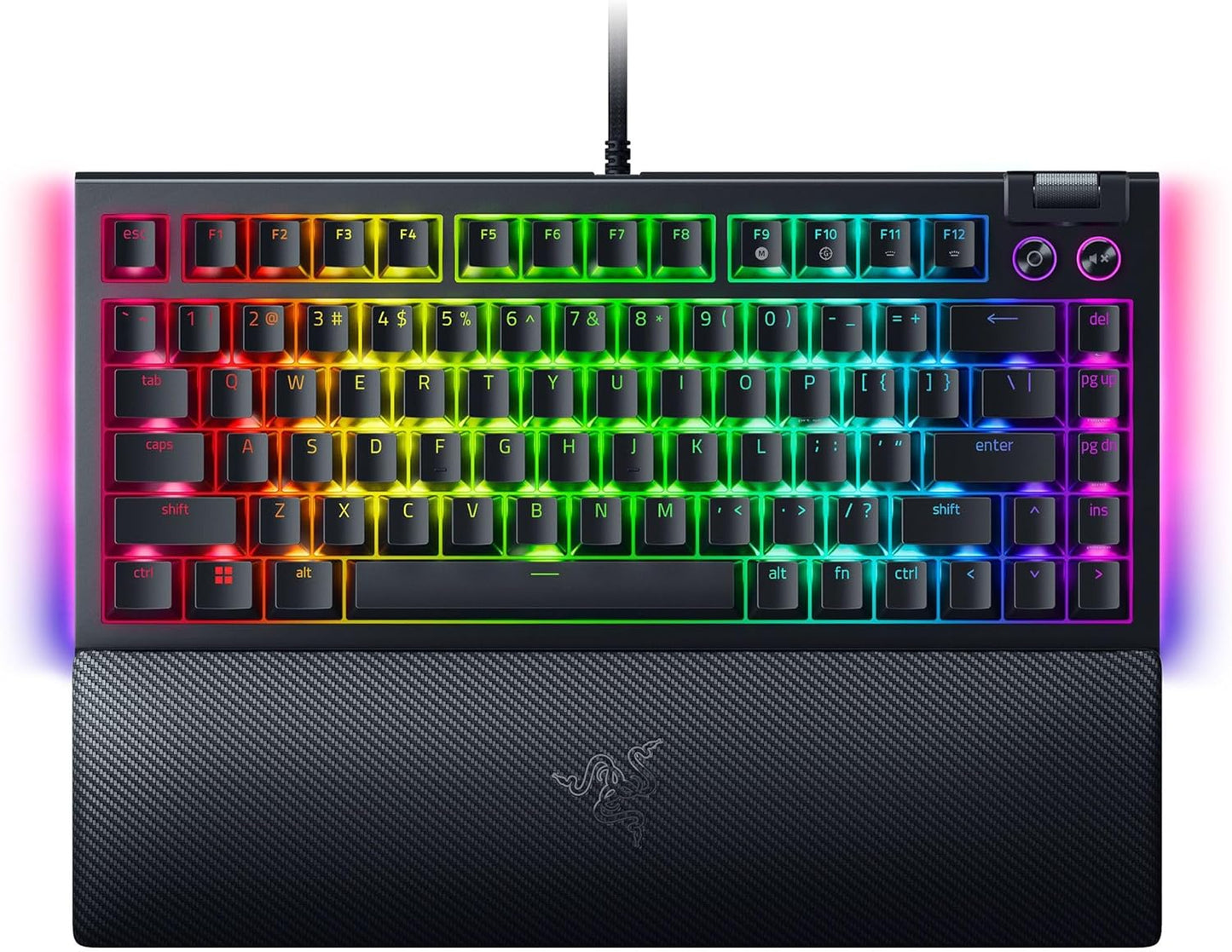 Razer BlackWidow V4 75% Hot-Swap RGB Keyboard Renewed