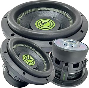 Gravity E3000.1D 10 Inch 2000 Watt Car Audio Subwoofer 4 Ohm