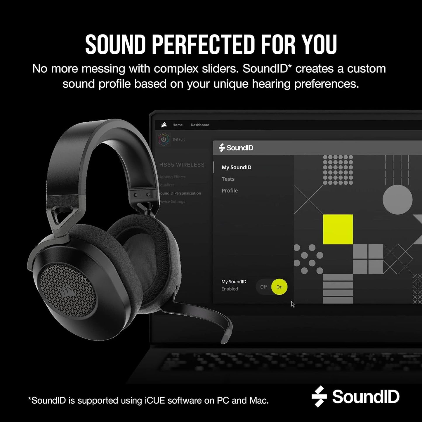 Corsair CA-9011285-NA2 HS65 Wireless Gaming Headset