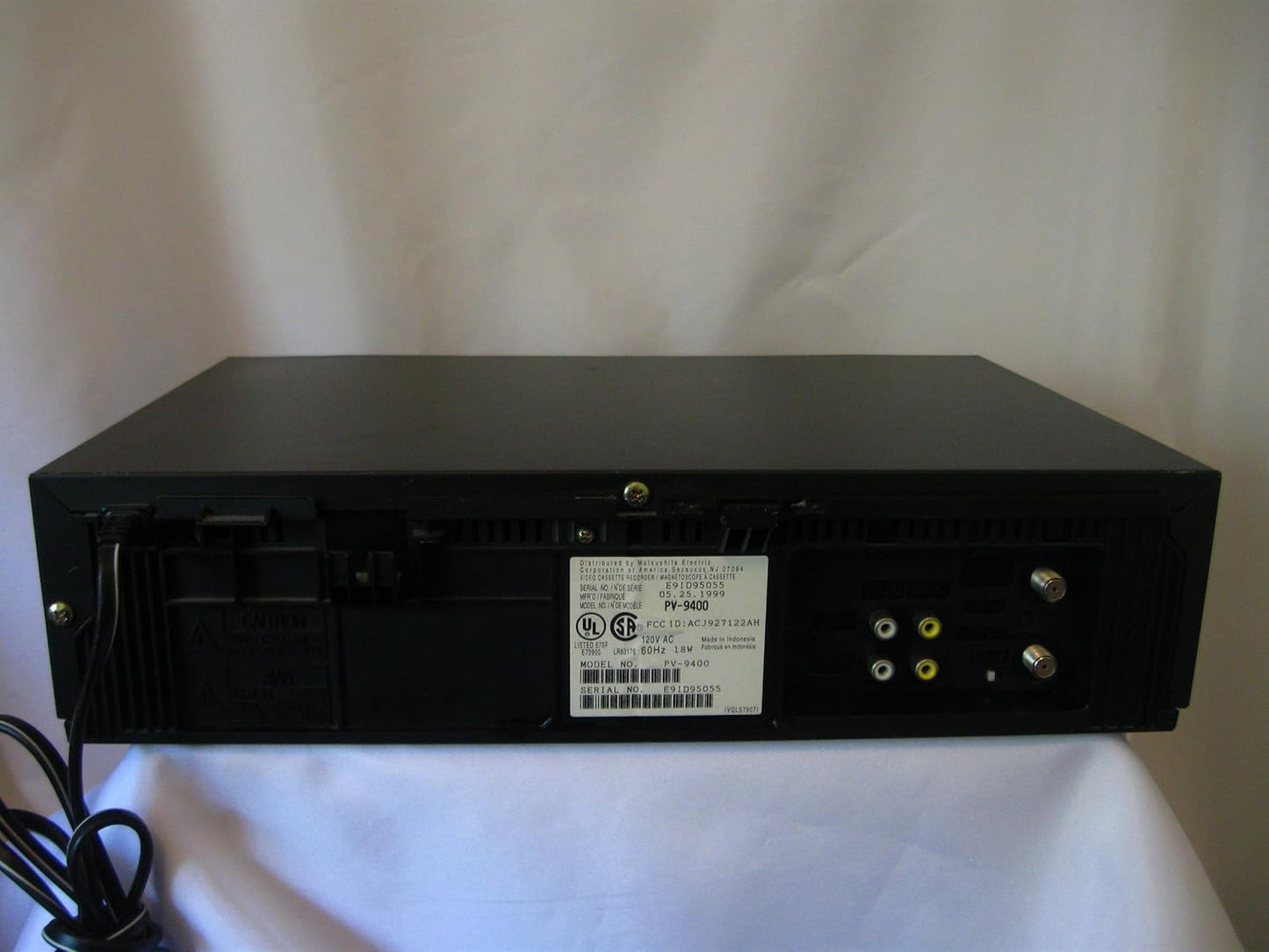 Panasonic PV-9400 VHS Video Cassette Recorder