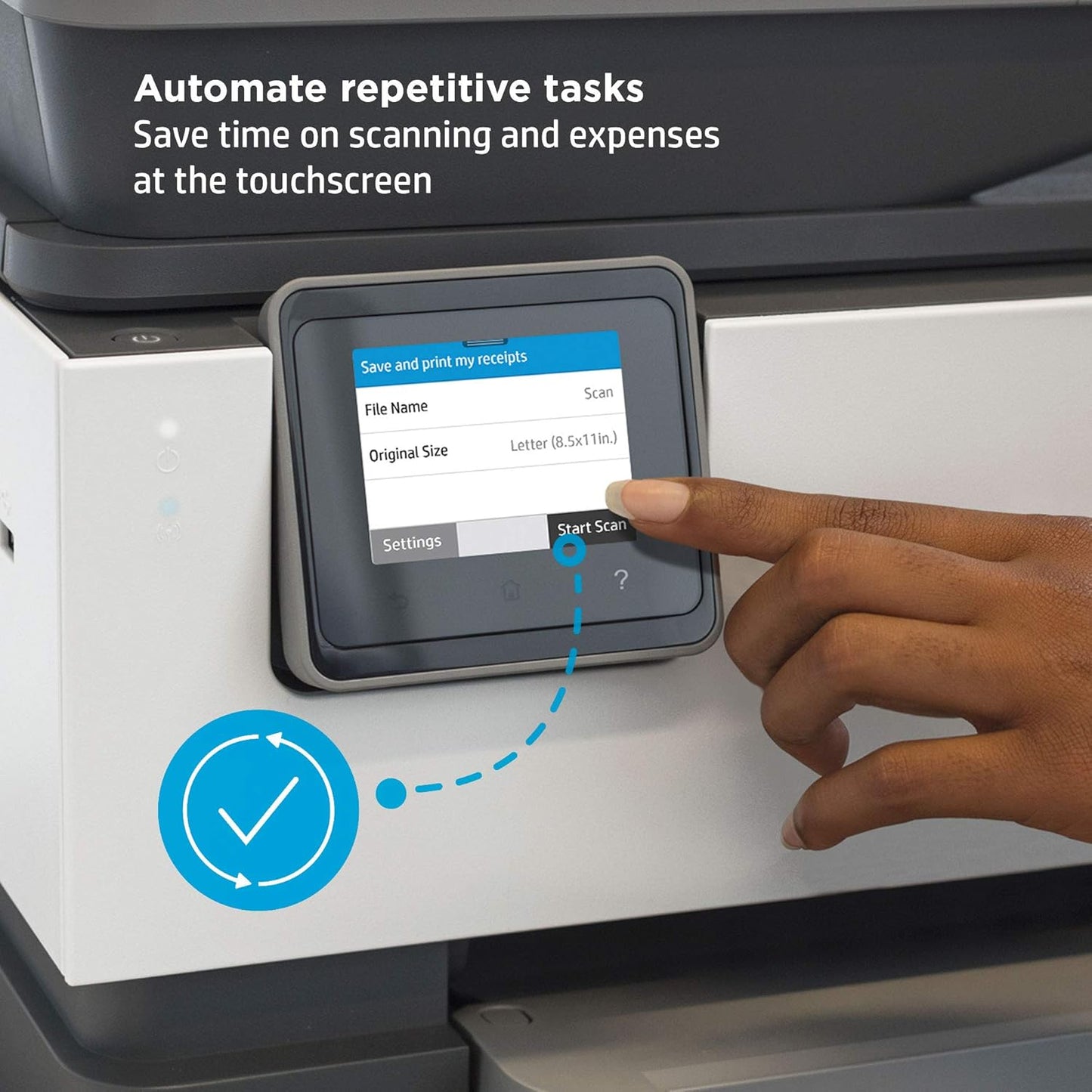 HP 9015e OfficeJet Pro All-in-One Printer Renewed Premium