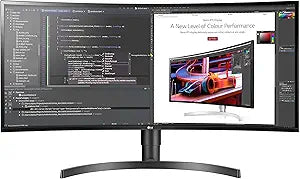 LG 34WL85C-B 34-Inch UltraWide Curved Monitor - Renewed