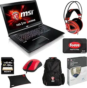 MSI GE72 Apache-027 17.3" Gaming Laptop Bundle