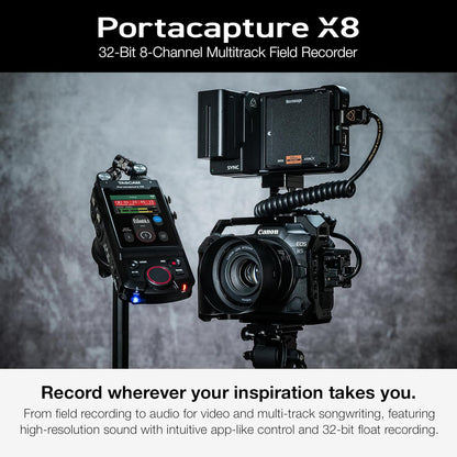 Tascam Portacapture X8 High Resolution Portable Recorder