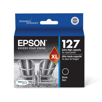 Epson T127120 DURABrite Ultra 127 Black Ink Cartridge - High Capacity