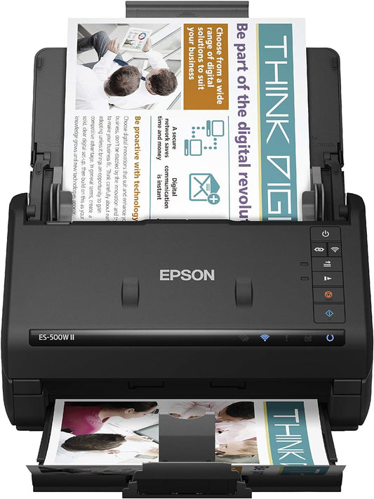 Epson ES-500W II Wireless Duplex Document Scanner Renewed