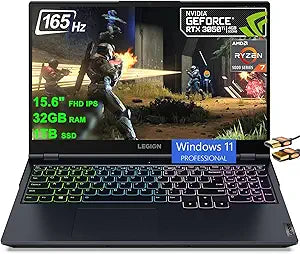 Lenovo Legion 5 Ryzen 7 RTX 3050Ti Gaming Laptop
