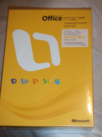 Microsoft Office '08 Home & Student for Mac 3-User Pack
