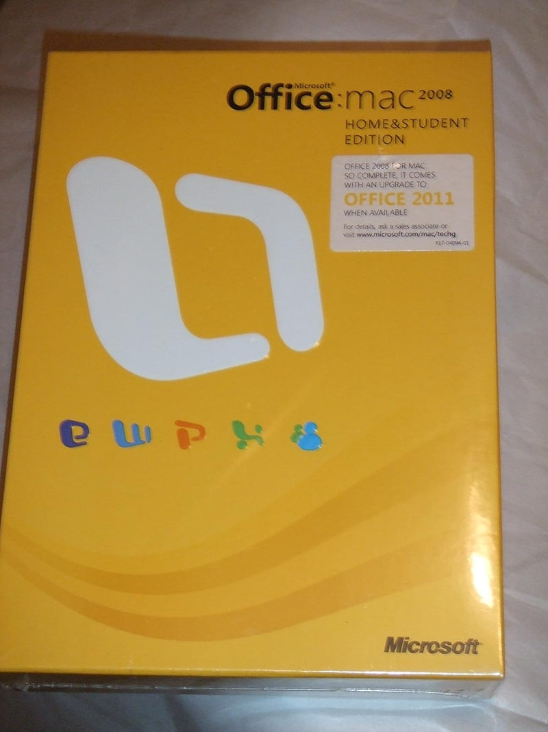 Microsoft Office '08 Home & Student for Mac 3-User Pack — main product image