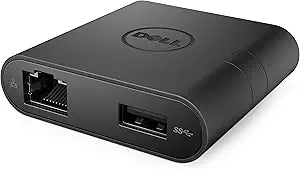 Dell 1960034 USB-C to HDMI/VGA/Ethernet/USB 3.0 Adapter DA200 — main product image