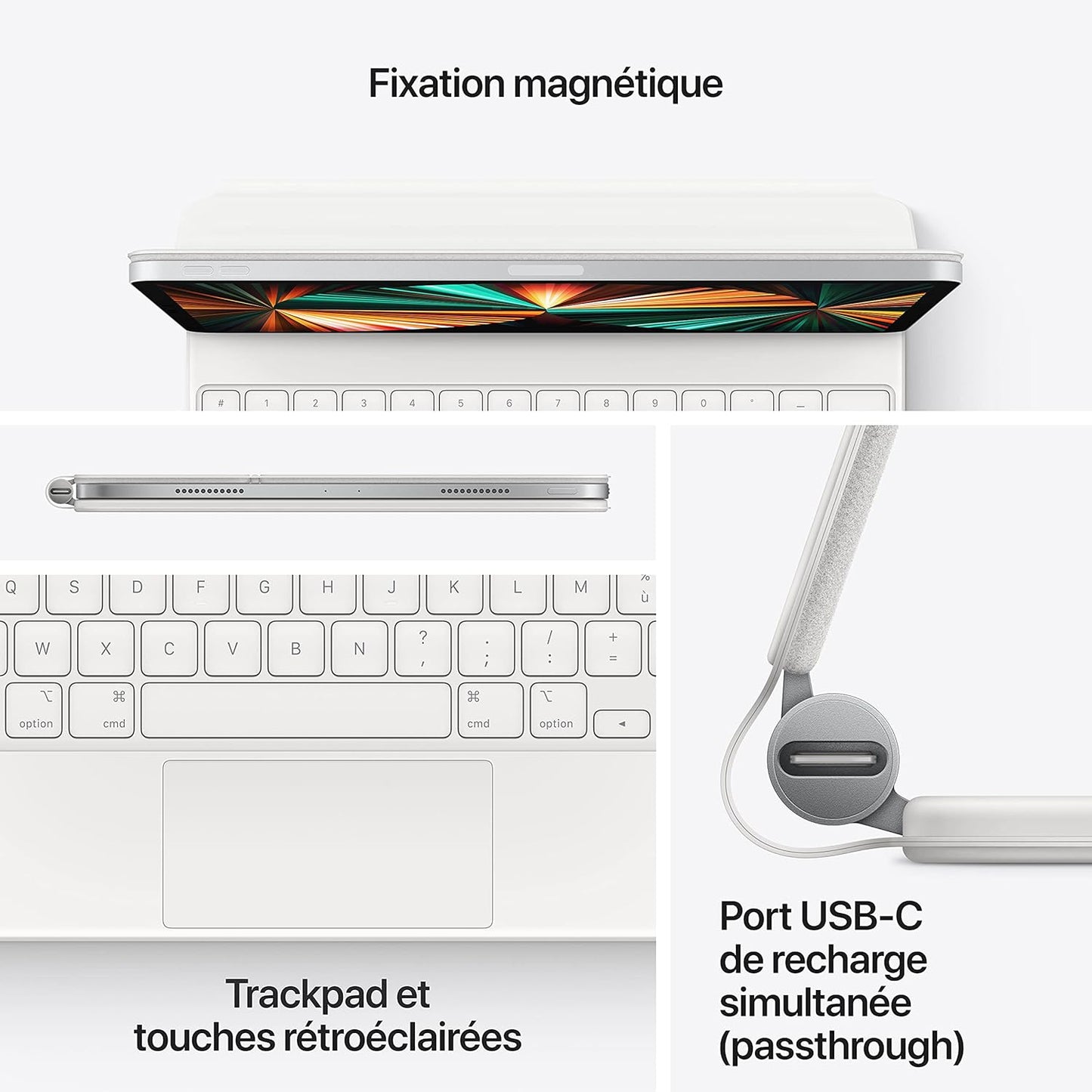 Apple Magic Keyboard iPad Pro 11-inch French White