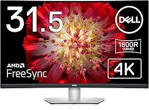 Dell S3221QS 32-Inch Curved 4K UHD Monitor