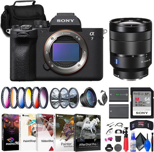 Sony ILCE-7M4/B a7 IV 24-70mm Lens Kit - Full-Frame Mirrorless Camera (Renewed)