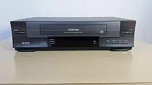 Toshiba W412 4-Head VCR Player