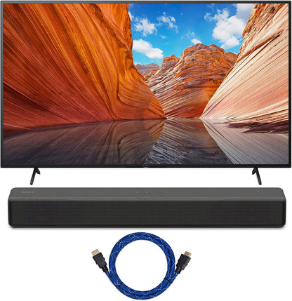 Sony KD75X80J 75-Inch 4K UHD Smart TV Bundle