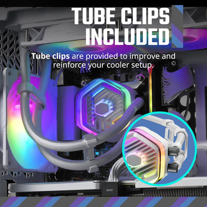 Cooler Master MLX-D36M-A25PZ-RW 360 Atmos White AIO Liquid CPU Cooler