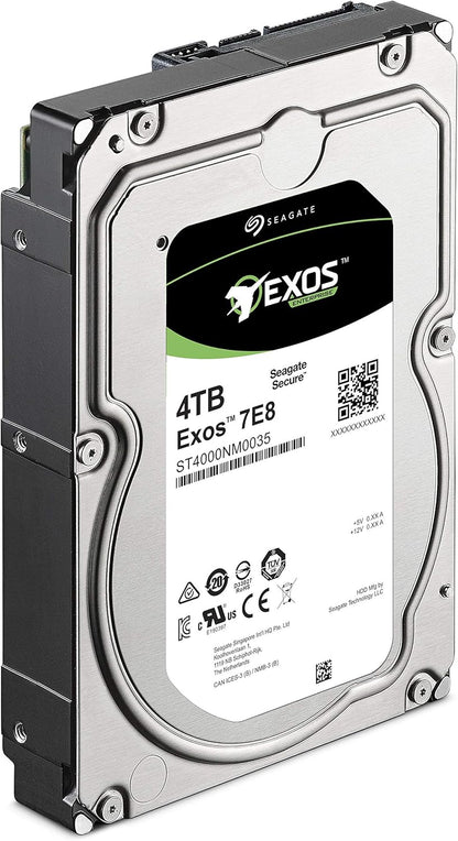 Seagate Exos 7E8 4TB SATA Enterprise HDD Renewed
