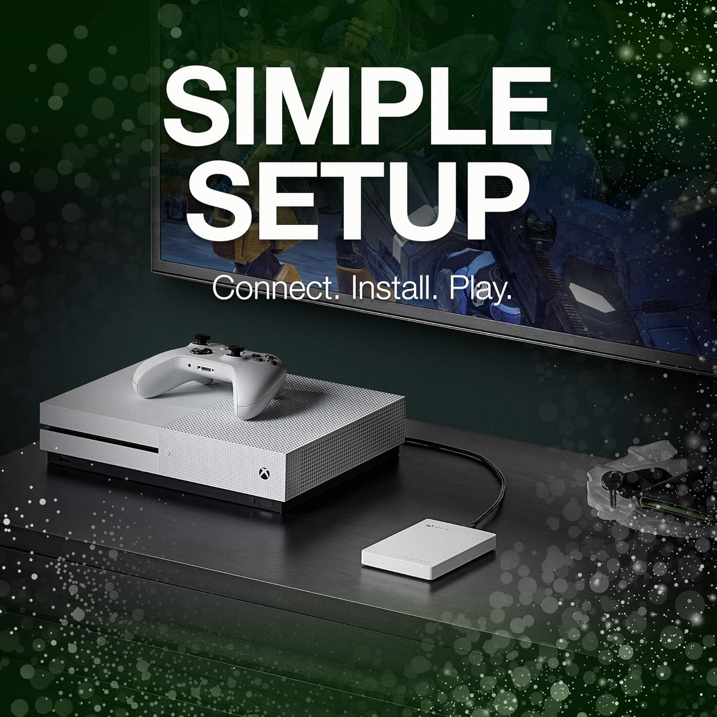 Seagate STEA4000407 Game Drive Xbox 4TB White