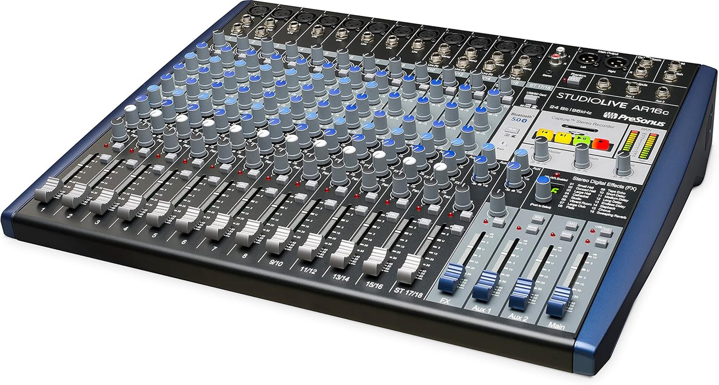 PreSonus StudioLive AR16c 18-Ch Hybrid Mixer USB-C