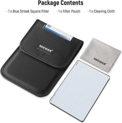 Neewer NW SERIES S 4x5.65" Blue Streak Anamorphic Filter