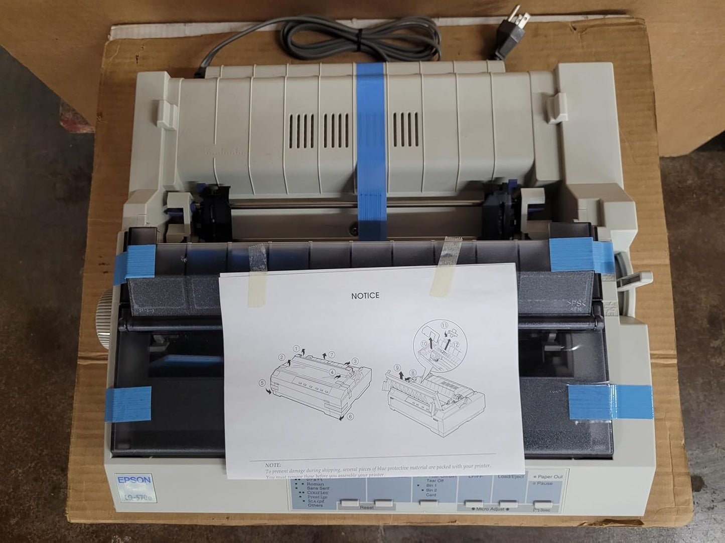 Epson LQ-570E Dot Matrix Printer Parallel