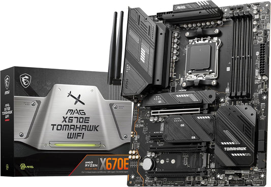 MSI MAG X670E Tomahawk WiFi Gaming Motherboard AMD AM5 (Renewed)
