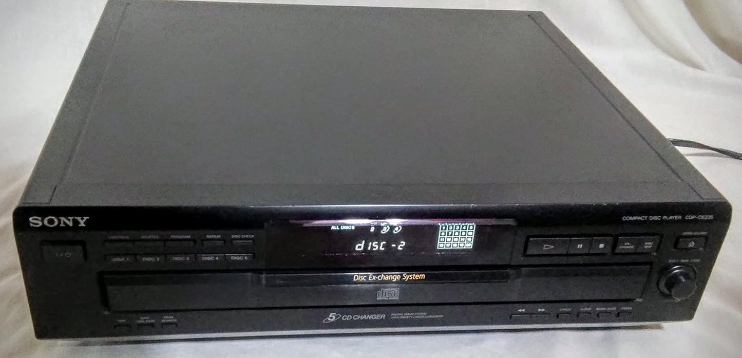 Sony CDP-CE235 5-Disc CD Carousel Changer Tested