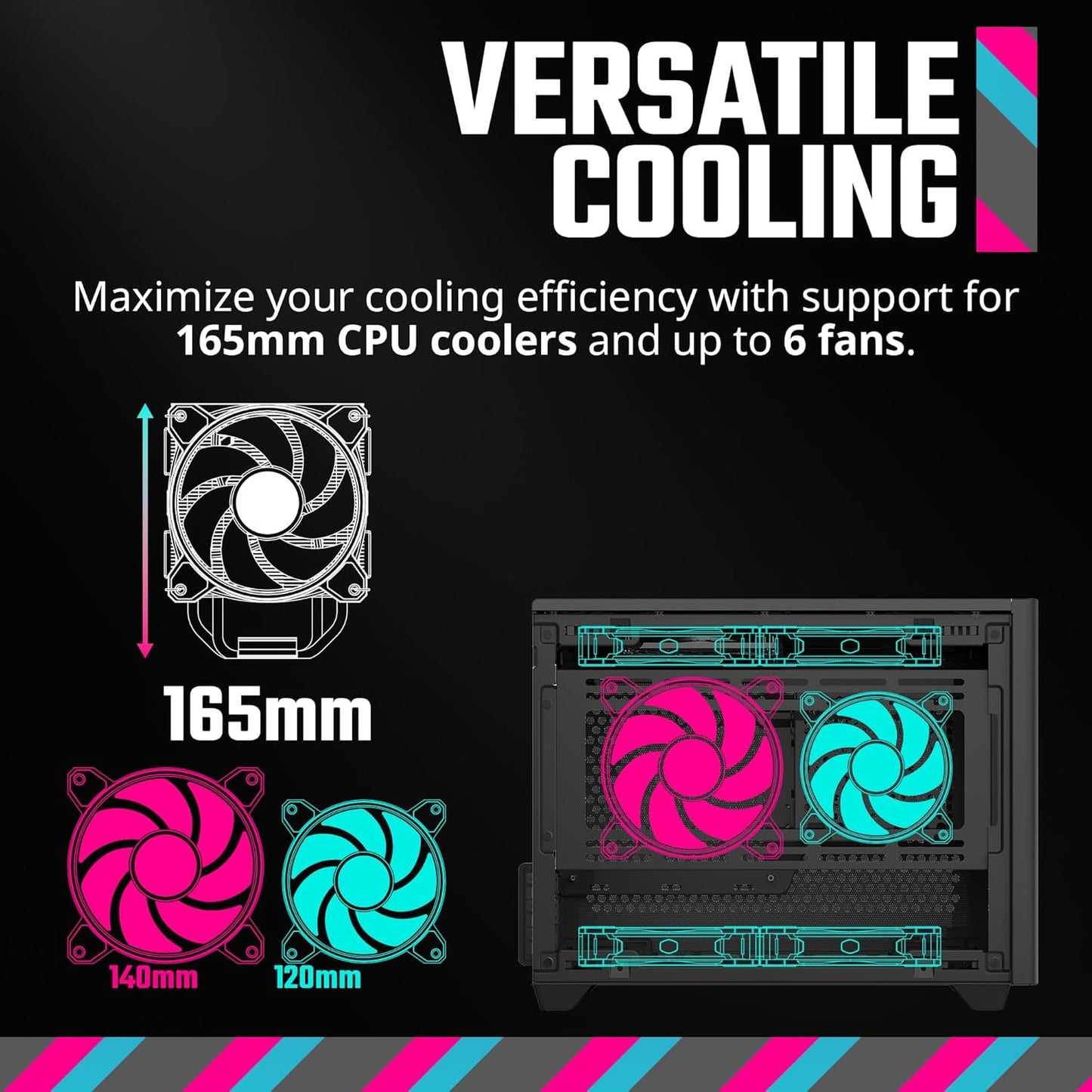 Cooler Master NR200 MCB-NR200-KNNN-S00 Mini-ITX PC Case