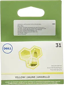 Dell 3MH11 Series 31 Yellow Ink Cartridge — main product image