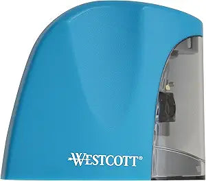 Westcott 16324 Kid's Battery Pencil Sharpener (Assorted Colors)