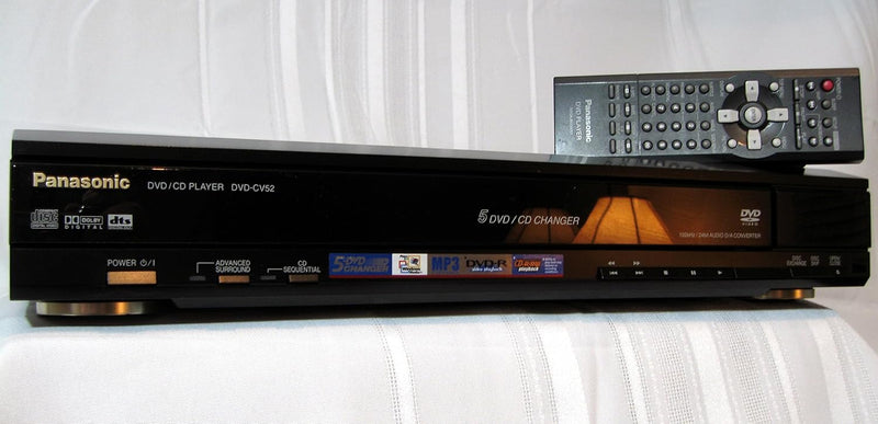 Panasonic DVD-CV52 5-Disc DVD/CD Player Changer — main product image
