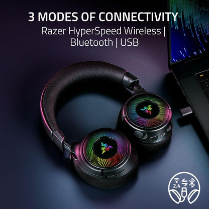 Razer Kraken V4 Wireless Gaming Headset RGB Mic Renewed