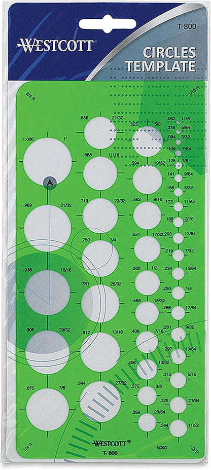 Westcott T-800 Small Circles Template Tool