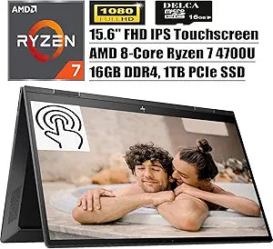 HP Envy X360 Ryzen 7 4700U 16GB 1TB SSD 2-in-1 Laptop
