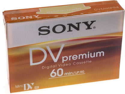 Sony DVM60PRL Premium DVC Camcorder Videotape 60 Minutes