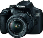 Canon 2000D Rebel T7 DSLR Camera + 18-55mm Lens (Renewed)