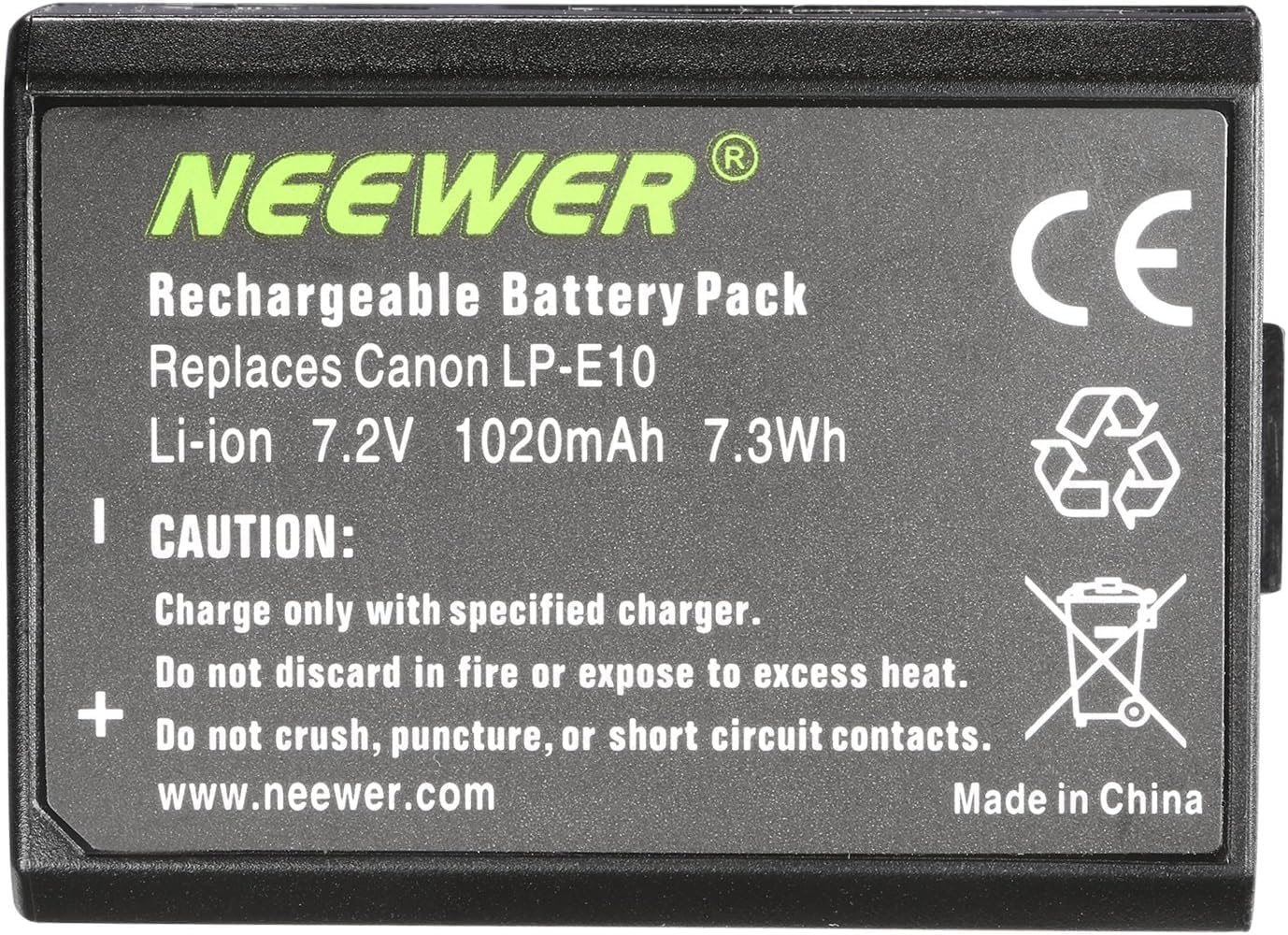 Neewer 90090997@@os1 Battery Grip LP-E10 Canon EOS