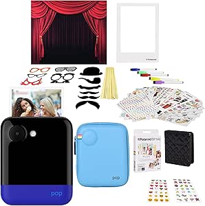 Polaroid AMZASK9POP1BL POP 2.0 Instant Camera Bundle