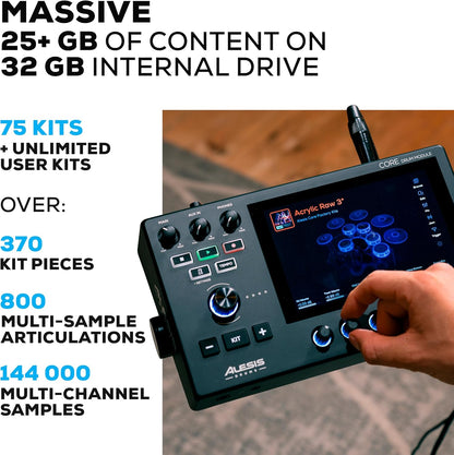 Alesis Strata Core Electric Drum Set Touchscreen Samples