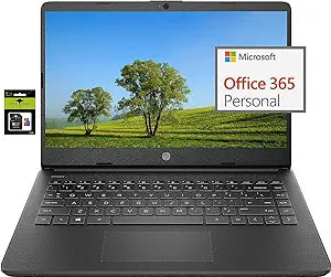 HP 14" Ultralight Celeron Laptop for Students and Business