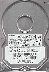 Hitachi HDS722540VLSA80 40GB SATA 7200RPM Hard Drive