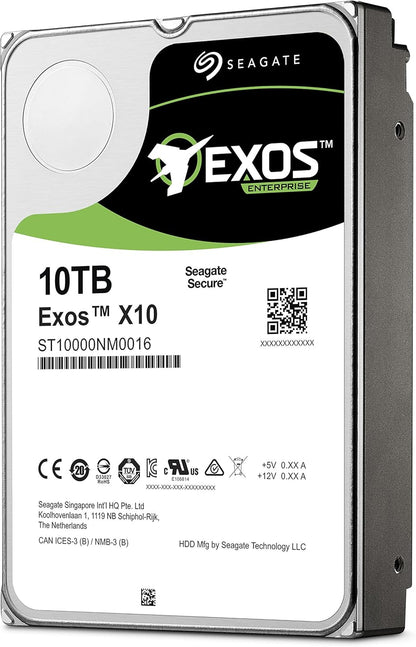 Seagate ST10000NM0016 Enterprise 10TB HDD - 7200RPM SATA Renewed