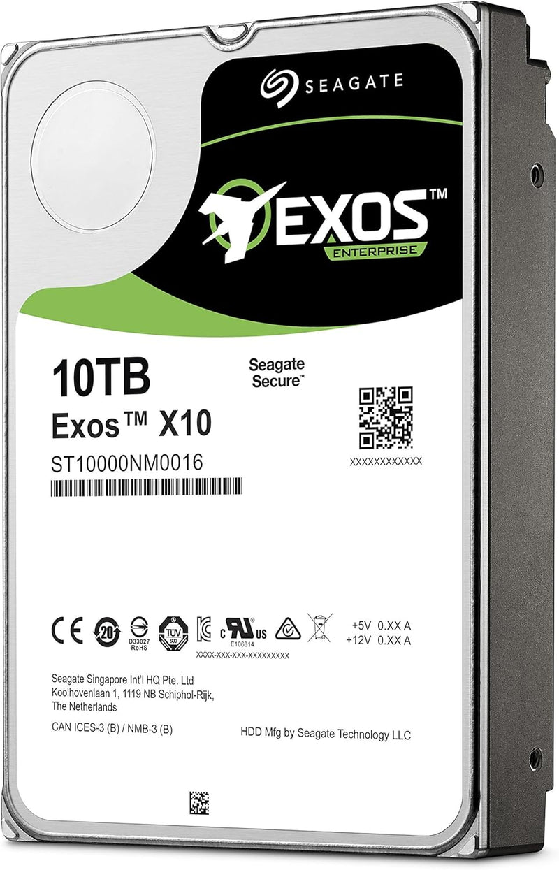 Seagate ST10000NM0016 Enterprise 10TB HDD - 7200RPM SATA Renewed — main product image