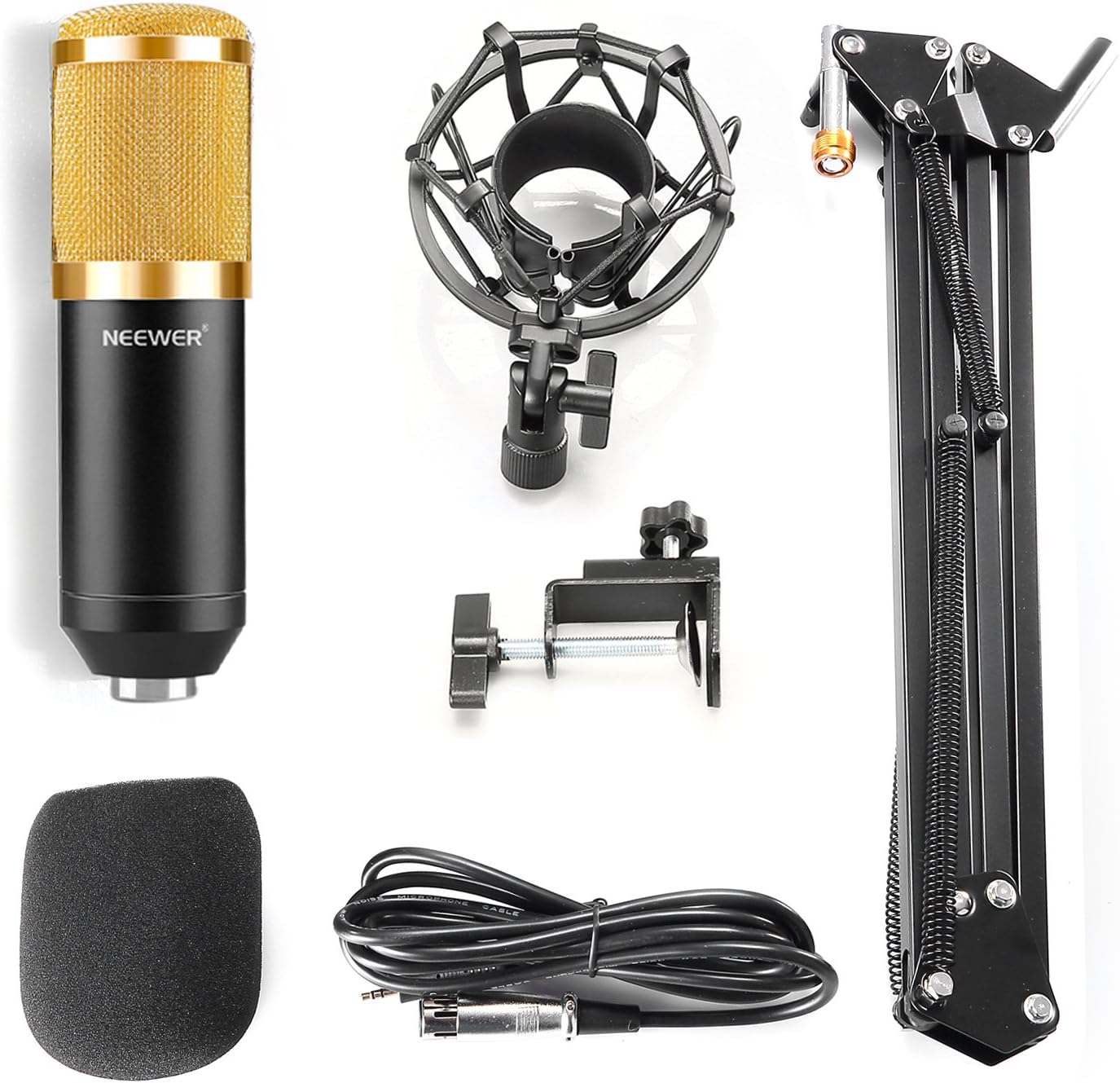 Neewer FBA_90088313 Condenser Microphone NW-35 Stand Kit