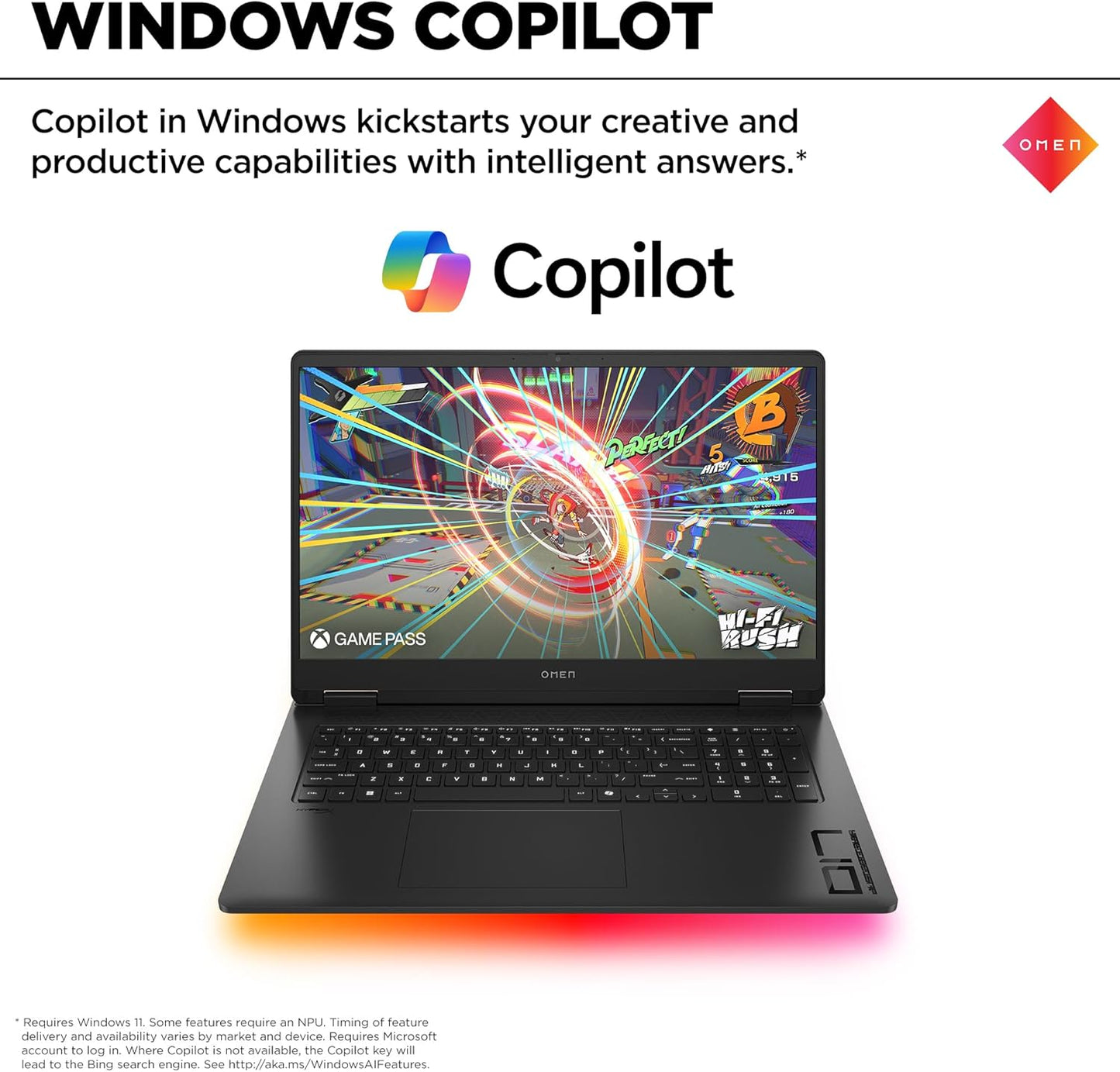 HP 17-db0010nr OMEN 17.3 Ryzen RTX 4050 Gaming Laptop