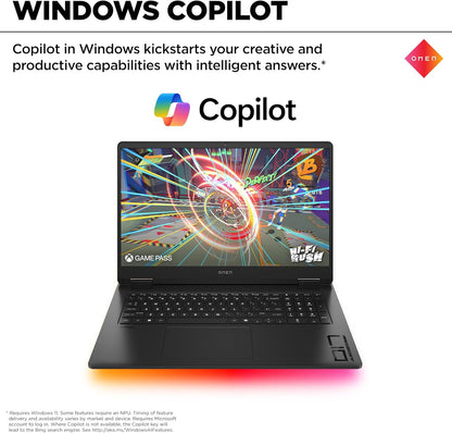 HP 17-db0010nr OMEN 17.3 Ryzen RTX 4050 Gaming Laptop